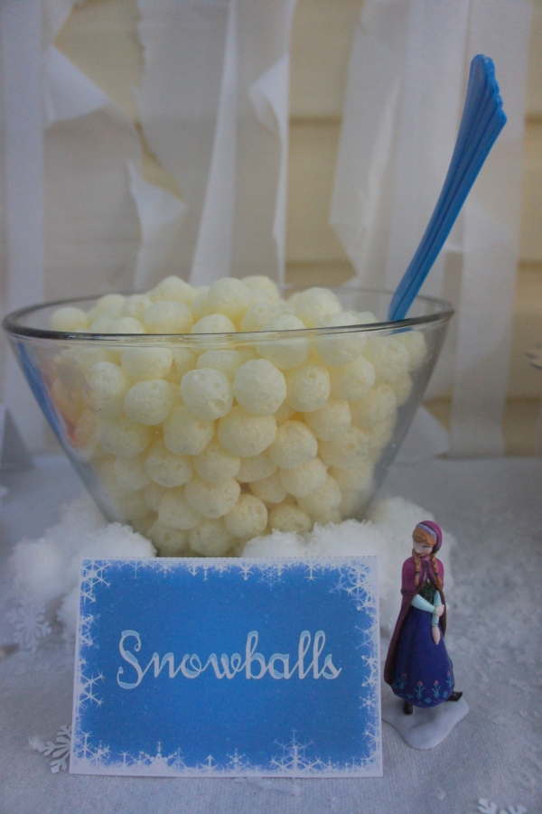 Frozen themed food - Snowballs