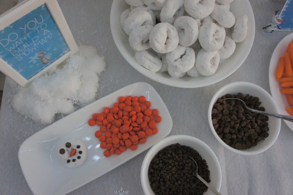 Frozen themed food - Do You Want To Build A Snowman? 